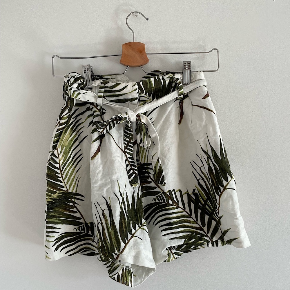 H&M Flowy White Pants